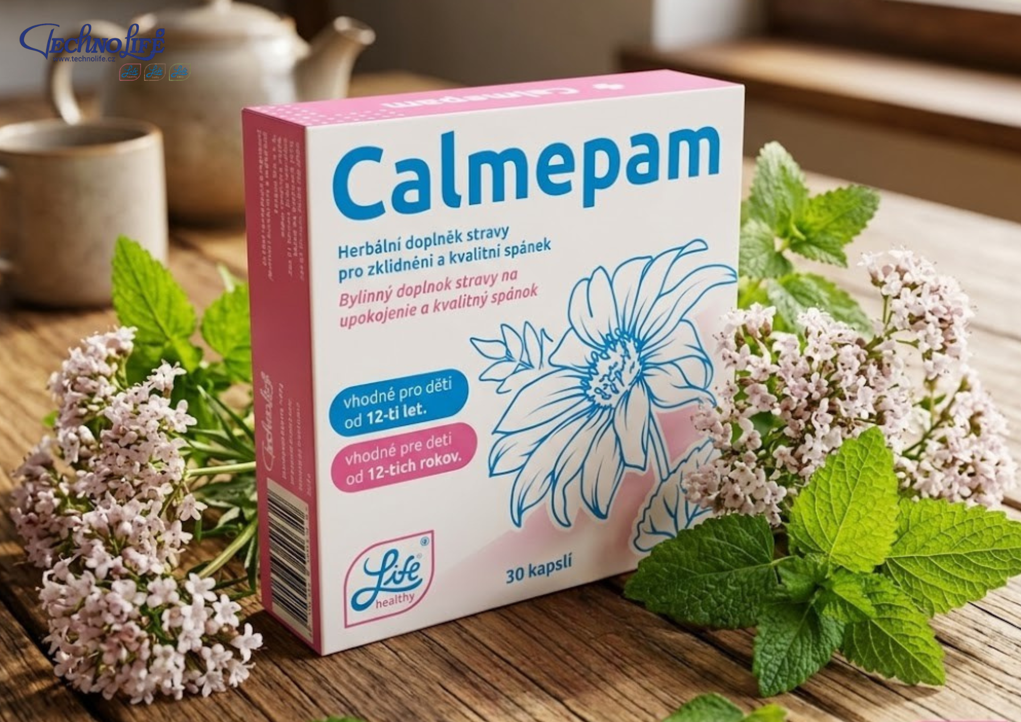 Calmepam: Rostlinné extrakty pro váš večerní režim